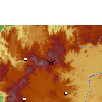 Nearby Forecast Locations - Kumbo - Map