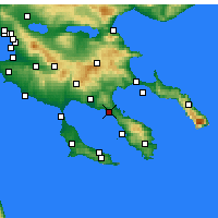 Nearby Forecast Locations - Nikiti - Map