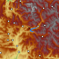 Nearby Forecast Locations - Chorges - Map
