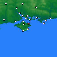 Nearby Forecast Locations - Ryde - Map