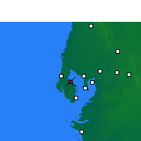 Nearby Forecast Locations - St Petersb.IAP - Map