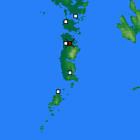Nearby Forecast Locations - Hebrides S - Map