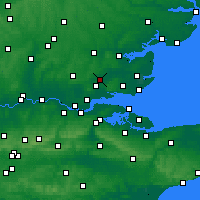 Nearby Forecast Locations - Wickford - Map