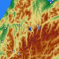 Nearby Forecast Locations - Lake Rotoroa - Map