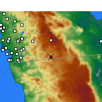 Nearby Forecast Locations - Campo - Map