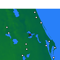 Nearby Forecast Locations - Orlando AP/S - Map