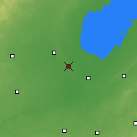 Nearby Forecast Locations - Saginaw - Map