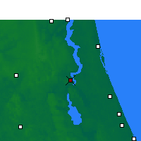 Nearby Forecast Locations - Palatka - Map