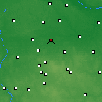 Nearby Forecast Locations - Piątek - Map