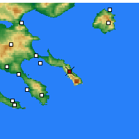 Nearby Forecast Locations - Karyes - Map