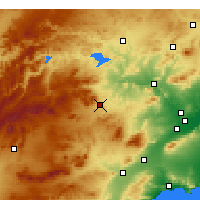 Nearby Forecast Locations - Caravaca de la Cruz - Map