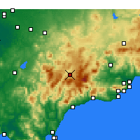 Nearby Forecast Locations - Ronda - Map