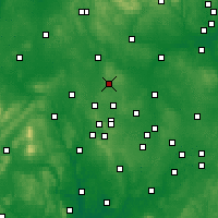 Nearby Forecast Locations - Cannock - Map