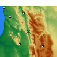 Nearby Forecast Locations - Citrusdal - Map