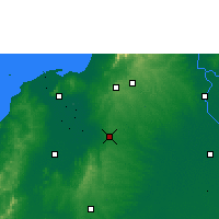 Nearby Forecast Locations - Sahagún - Map