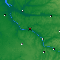 Nearby Forecast Locations - La Réole - Map