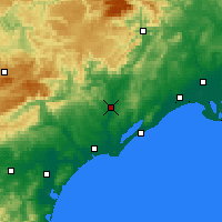 Nearby Forecast Locations - Paulhan - Map