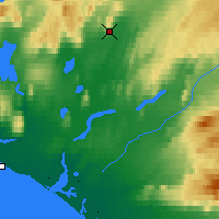 Nearby Forecast Locations - Geysir - Map