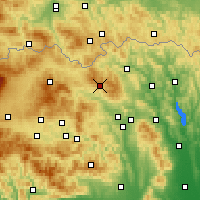 Nearby Forecast Locations - Olejníkov - Map