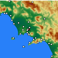 Nearby Forecast Locations - Casalnuovo di Napoli - Map
