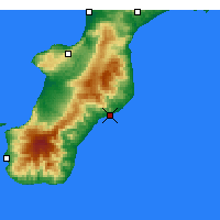 Nearby Forecast Locations - Roccella Ionica - Map