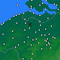 Nearby Forecast Locations - Eeklo - Map