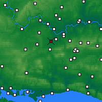 Nearby Forecast Locations - Woking - Map