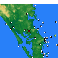 Nearby Forecast Locations - Maungaturoto - Map