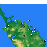 Nearby Forecast Locations - Kaeo - Map
