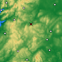 Nearby Forecast Locations - Newtown - Map