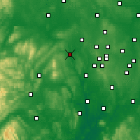 Nearby Forecast Locations - Bridgnorth - Map