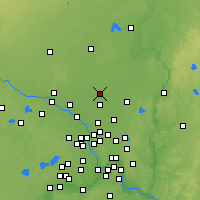Nearby Forecast Locations - East Bethel - Map