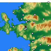 Nearby Forecast Locations - Seferihisar - Map