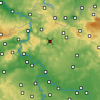 Nearby Forecast Locations - Česká Lípa - Map