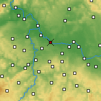 Nearby Forecast Locations - Brandýs nad Labem-Stará Boleslav - Map