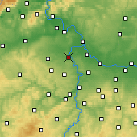 Nearby Forecast Locations - Kralupy nad Vltavou - Map