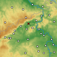 Nearby Forecast Locations - Teplice - Map