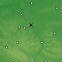 Nearby Forecast Locations - Łęczna - Map
