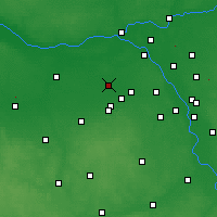Nearby Forecast Locations - Błonie - Map