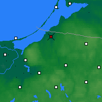 Nearby Forecast Locations - Braniewo - Map