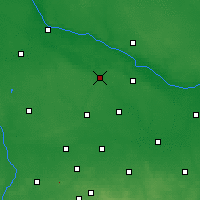 Nearby Forecast Locations - Gostynin - Map