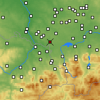 Nearby Forecast Locations - Jastrzębie-Zdrój - Map