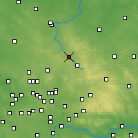 Nearby Forecast Locations - Myszków - Map