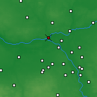 Nearby Forecast Locations - Nowy Dwór Mazowiecki - Map