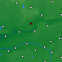 Nearby Forecast Locations - Trzcianka - Map
