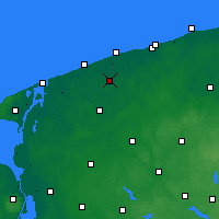 Nearby Forecast Locations - Trzebiatów - Map