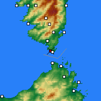 Nearby Forecast Locations - Bonifacio - Map