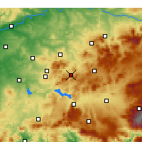 Nearby Forecast Locations - Priego de Córdoba - Map