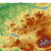 Nearby Forecast Locations - Alcalá la Real - Map