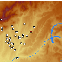 Nearby Forecast Locations - Azuqueca de Henares - Map